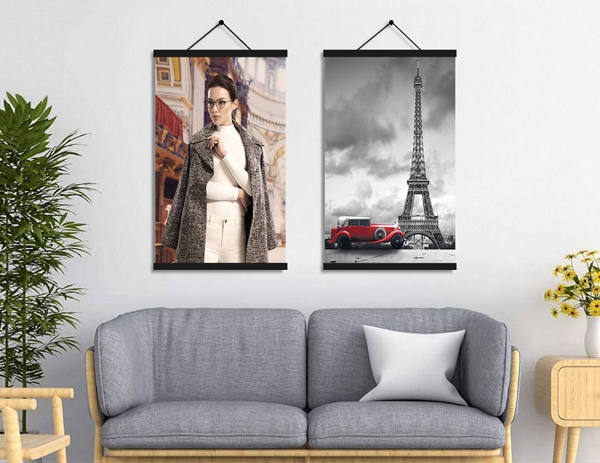 Art of Hanging Canvas Prints